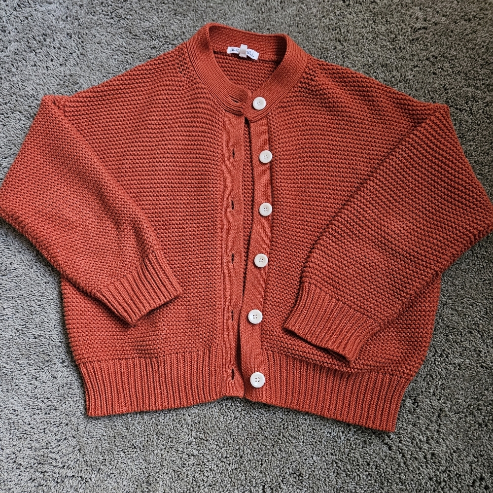 Alex Mill - Nico Cardigan - Paprika - Like new - Spring Sweater
